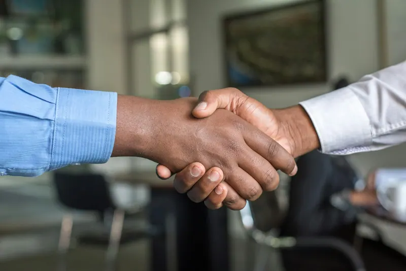 Business owner meeting a finance professional to agree the right level of support